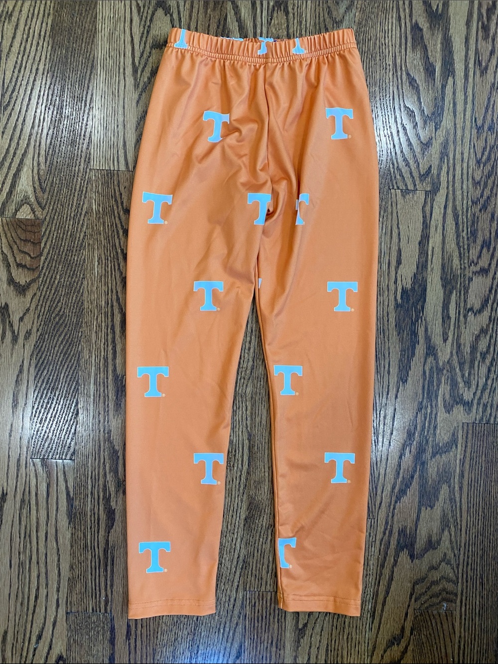 Vive La Fete University of Tennessee logo print girls’ leggings, size 10.